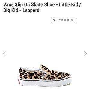 Vans Slip on Skate Shoe/Little Kid Big Kid Leopard
